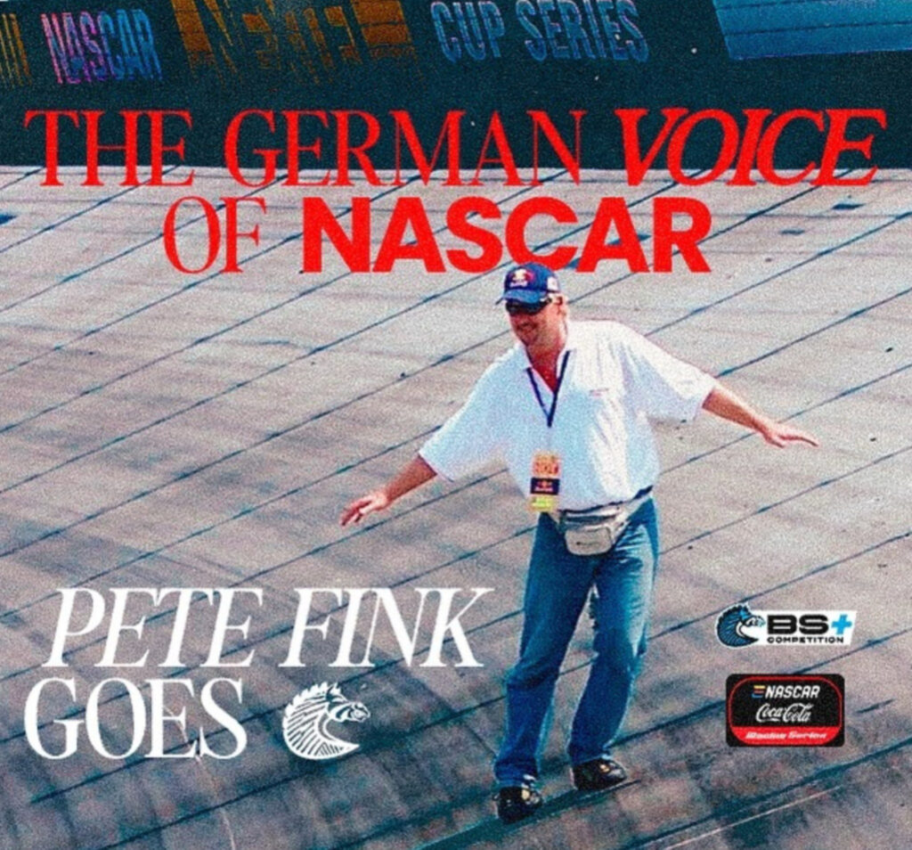Pete Fink - the german voice of NASCAR bei BSPlus iracing NASCAR USA